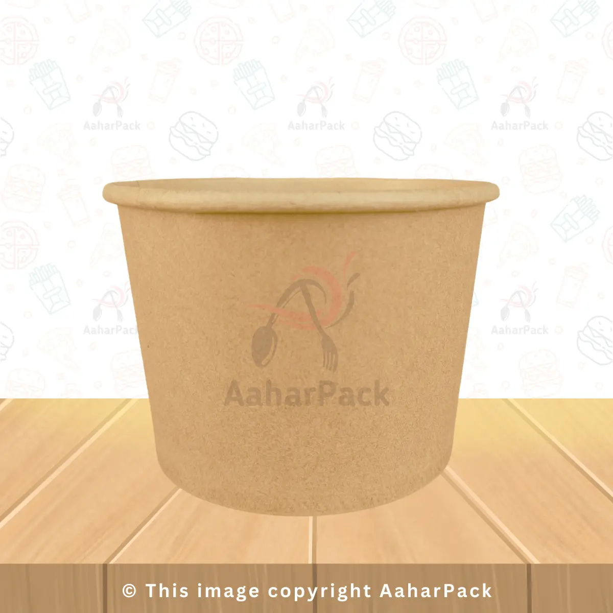 500 ML Kraft Paper Bowl Pack of 1000 PCS